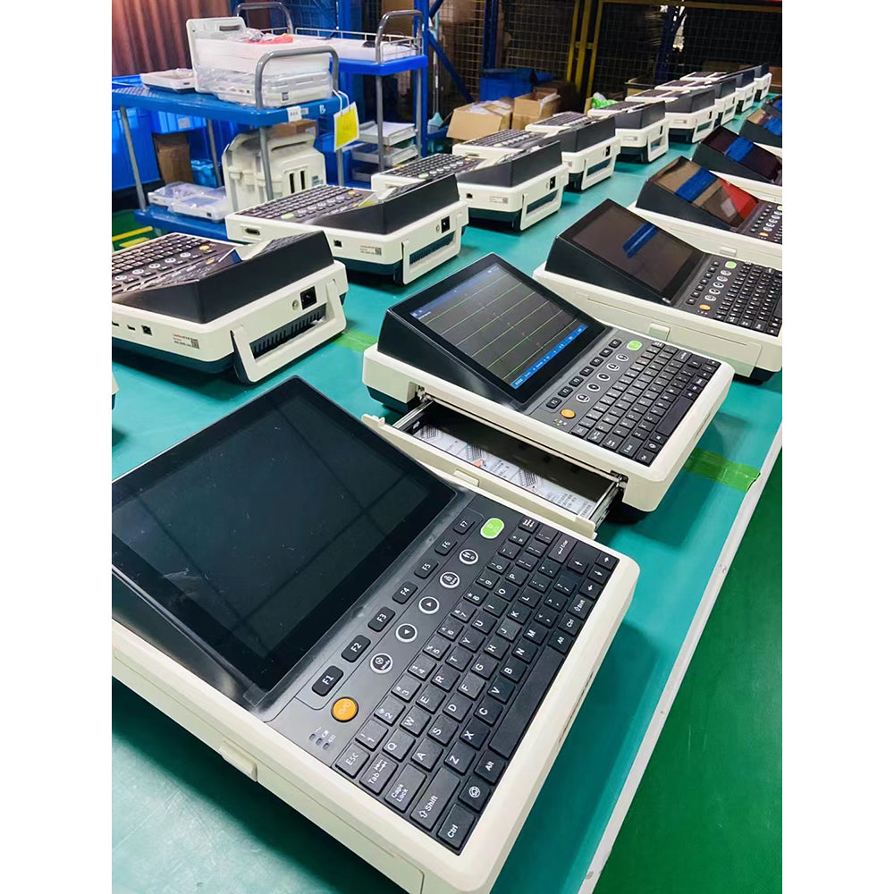 Digital Twelve Channel ECG Machine 12 Channels Leads EKG Machine