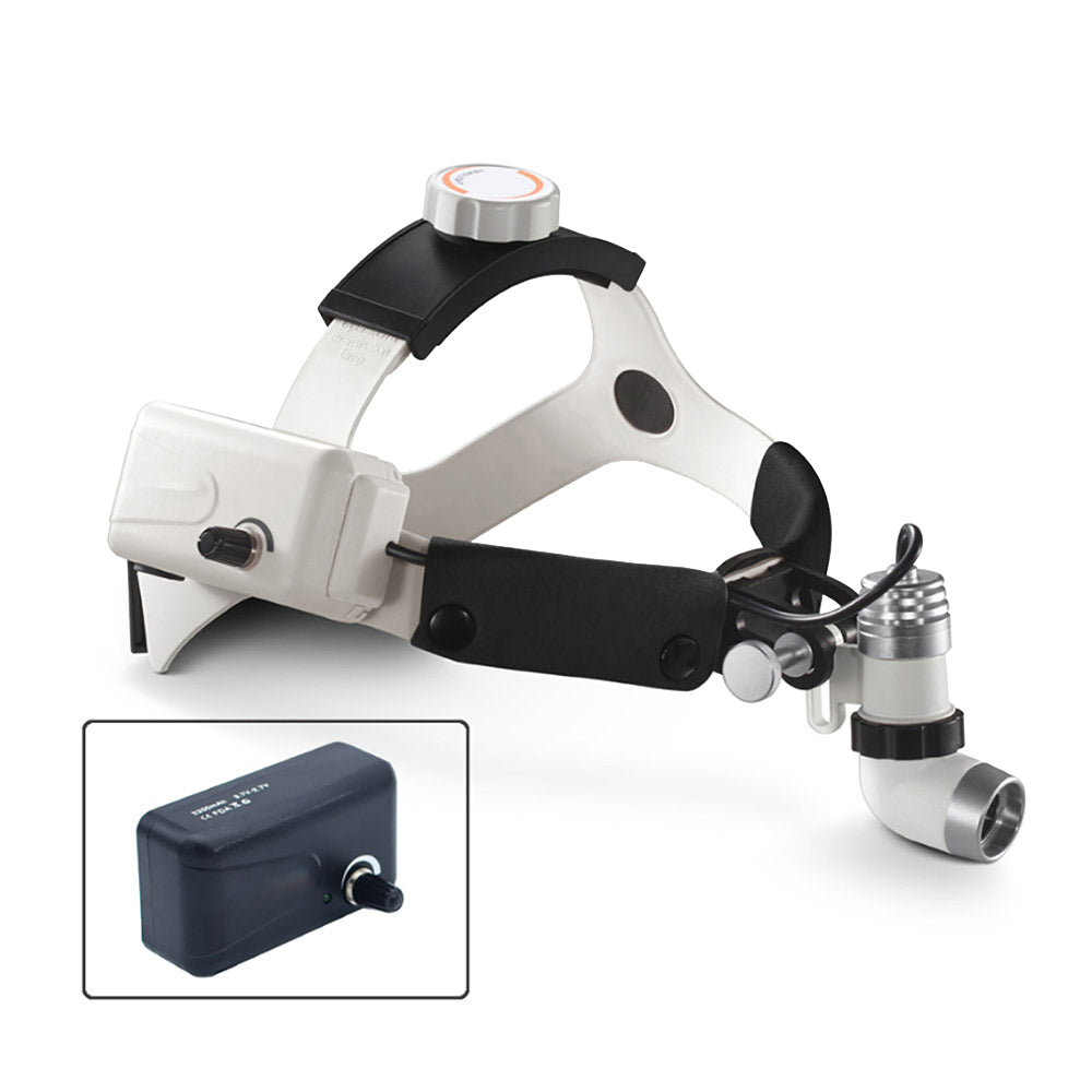 LED Surgical Headlight Dual Battery Supply 3W High Brightness Headlight