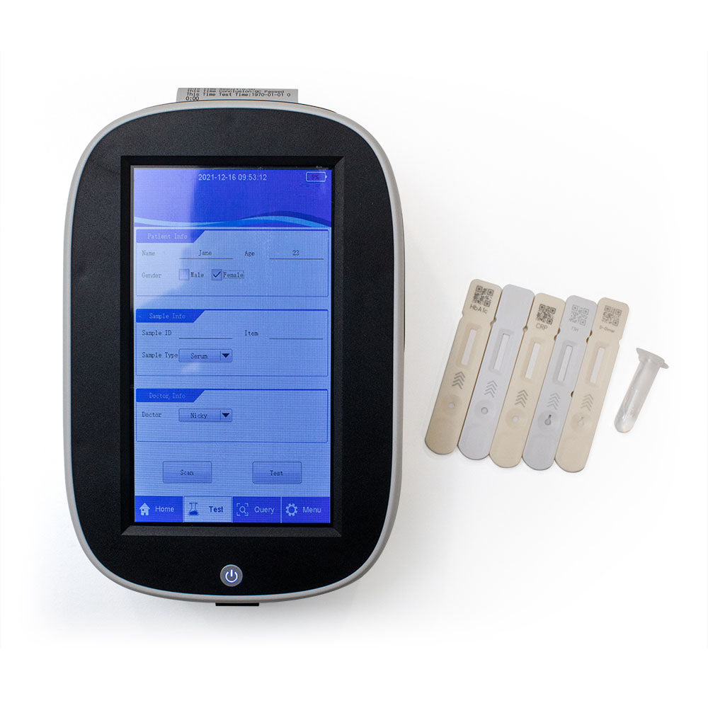 Portable Dry Fluorescence Immunoassay Analyzer