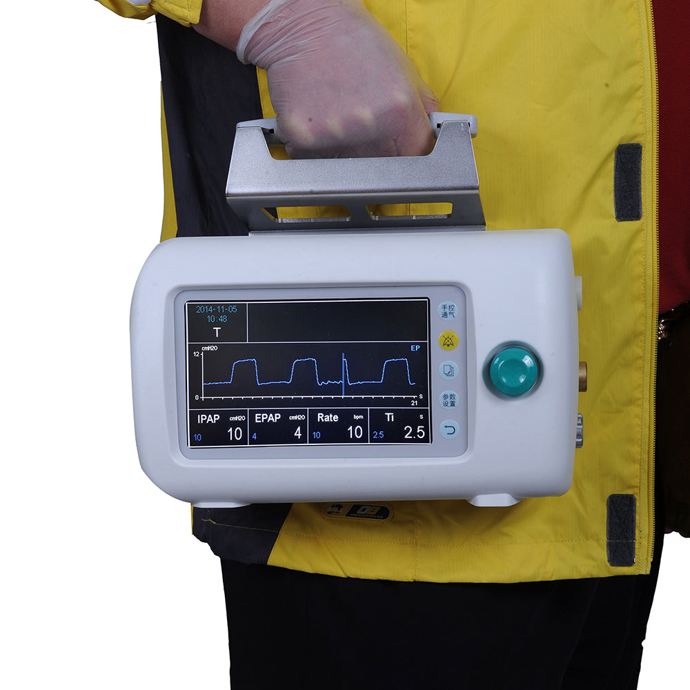 Emergency Ventilator Device Movable Ambulance Transport Ventilator