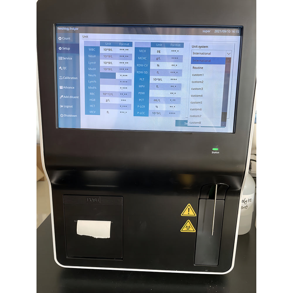 3 Part CBC Machine Auto Hematology Analyzer
