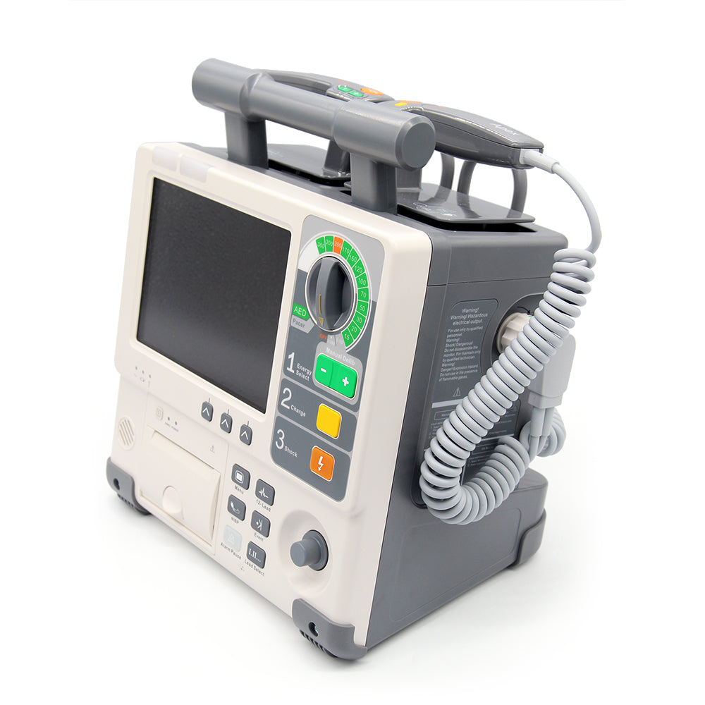 Defibrillator ECG ETCO2 Biphasic Emergency Heart Pacemaker Cardiac Defibrillator Monitor