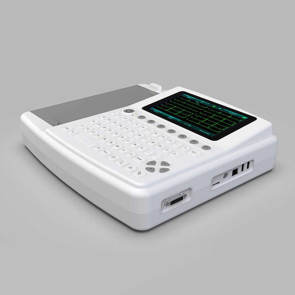 12 Channel Touch Screen ECG Machine Electrocardiograph Machine