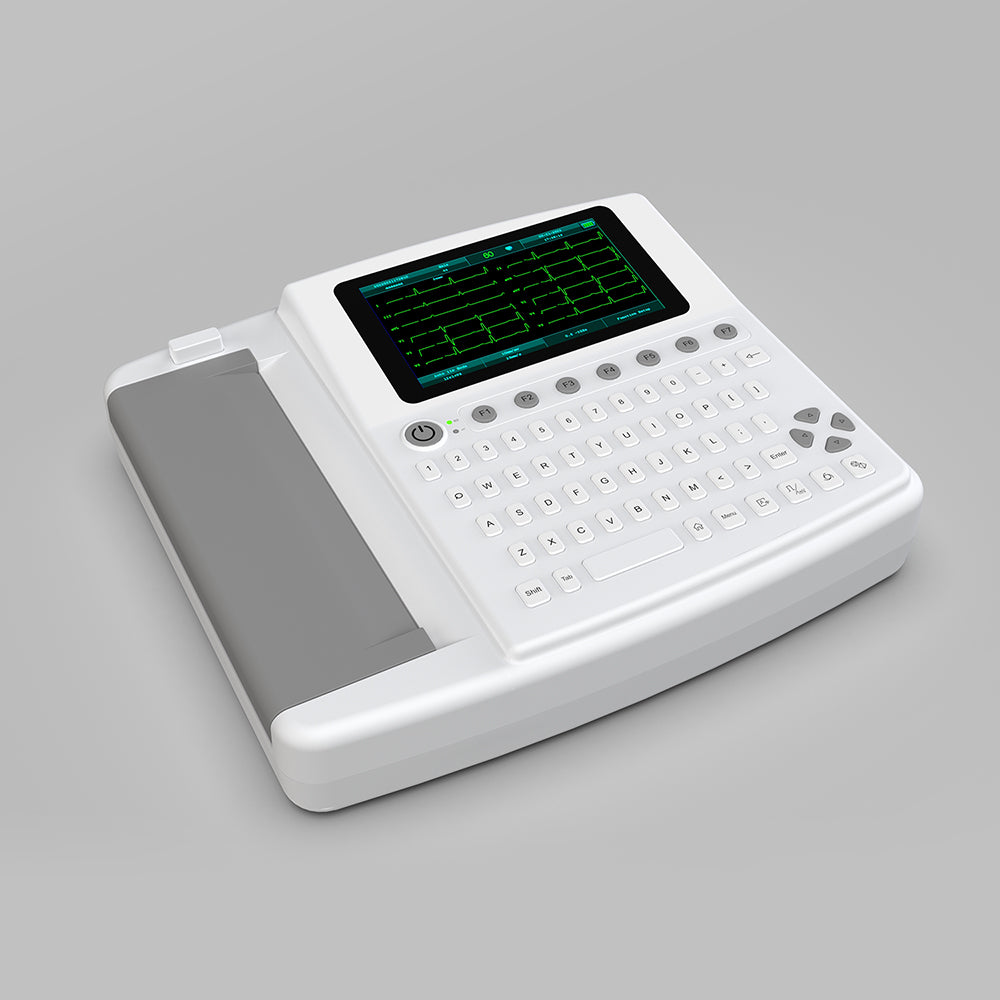 12 Channel Touch Screen ECG Machine Electrocardiograph Machine
