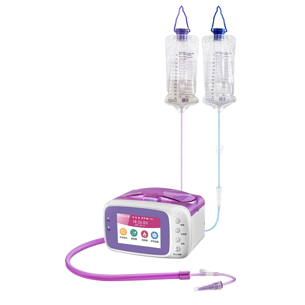 Enteral Feeding Pump Portable Continuous Single Double Bag Nutrition Pump