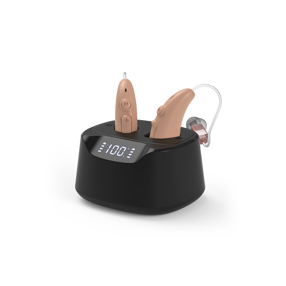 Rechargeable Digital Hearing Aids for Hear Disable Person