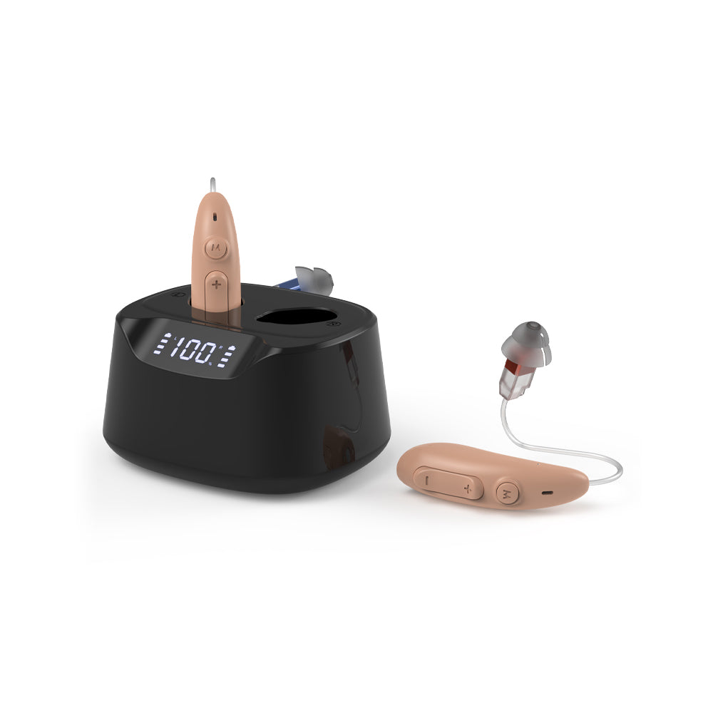 Rechargeable Digital Hearing Aids for Hear Disable Person