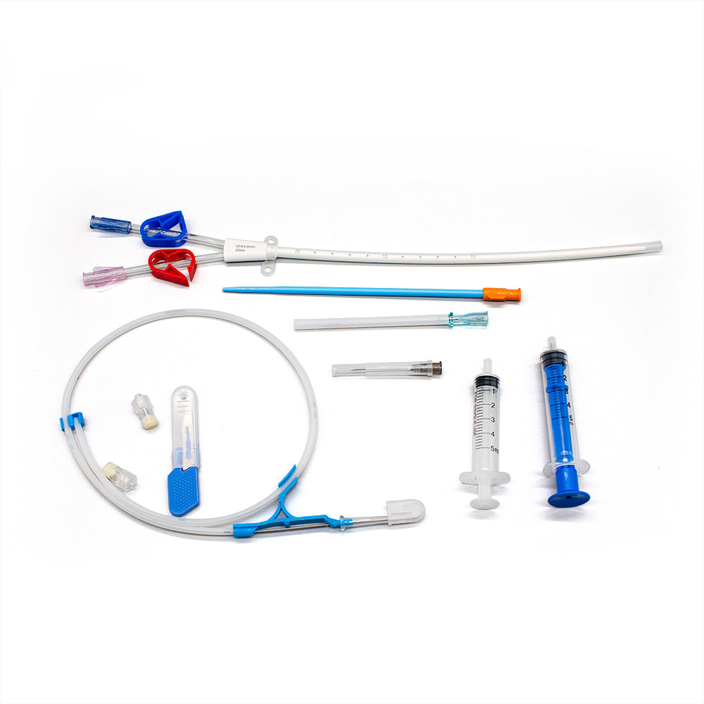 In Stock Hemodialysis Straight Curved Catheter Kit Standard Kit