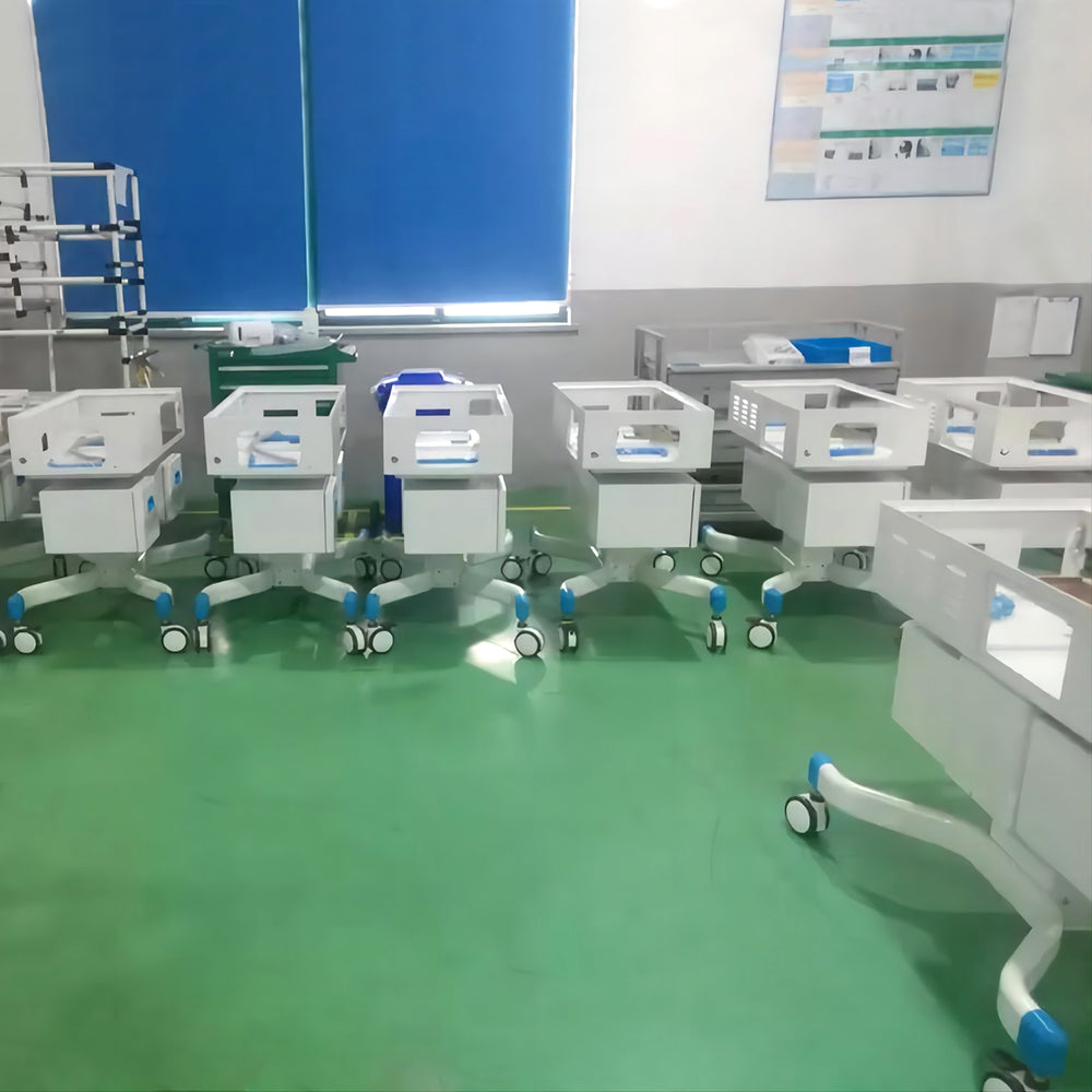 Infant Care Equipment Baby Incubator Double Wall Hood Air and Skin Mode Infant Newborn Incubator