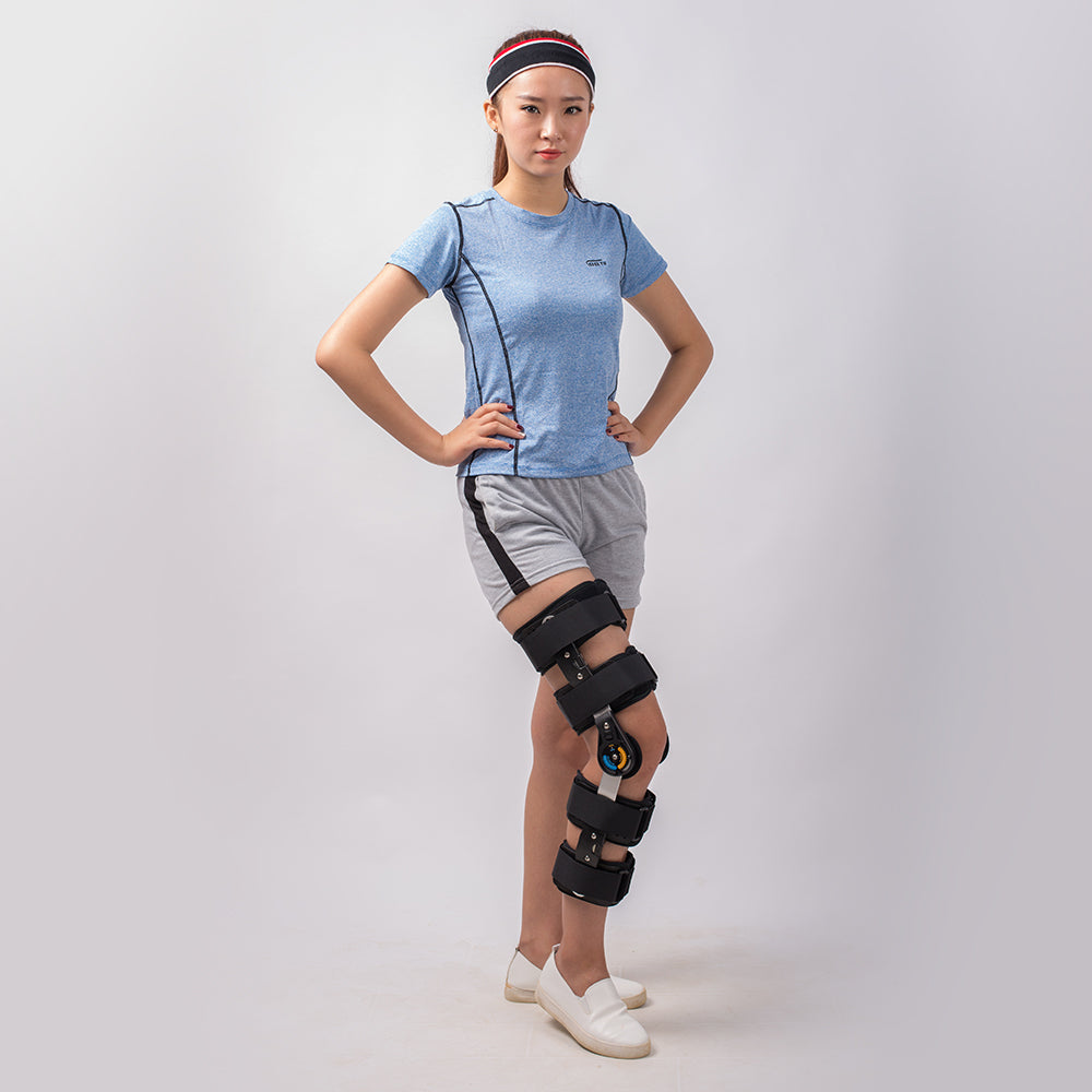 FDA Adjustable Knee Splint for Pain Relief and Physical Therapy