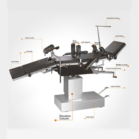 FDA Manual Operating Table Operating Theater Table