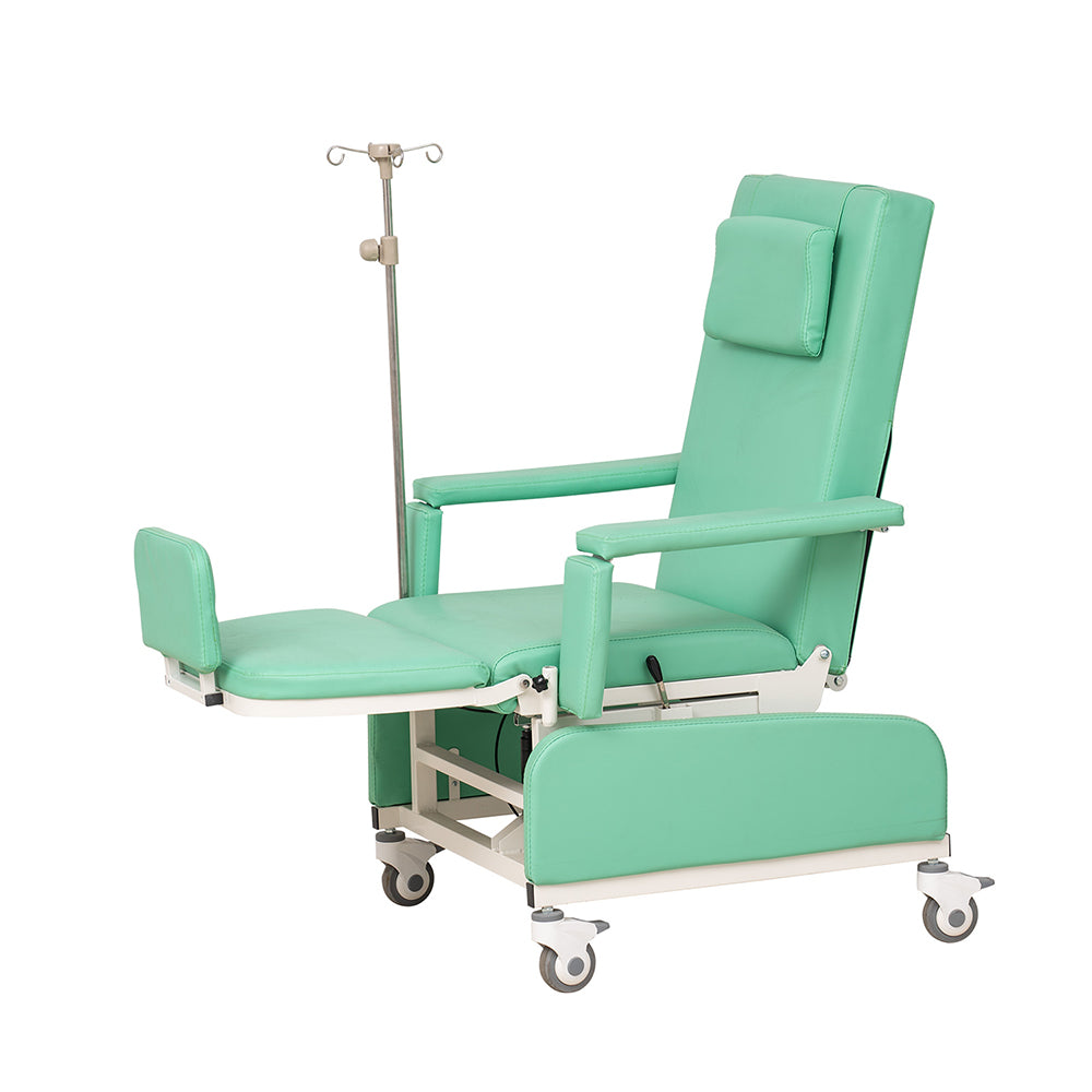 Movable Patient Hemodialysis Treatment Chair Manual Dialysis Chair