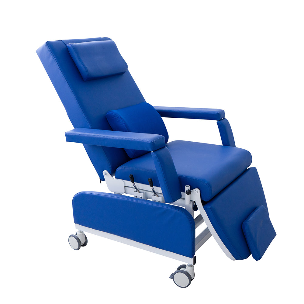 Movable Patient Hemodialysis Treatment Chair Manual Dialysis Chair
