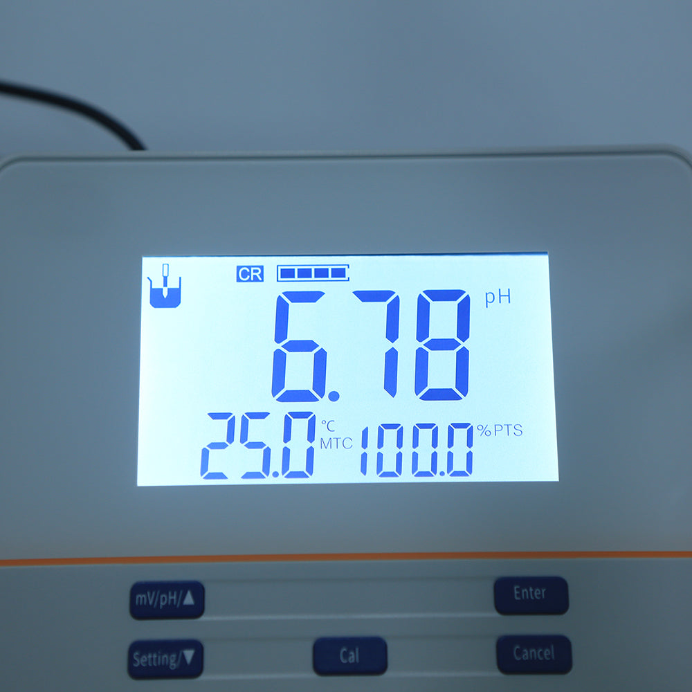 PH Meter Laboratory Desktop Digital Waterproof PH Test Meter