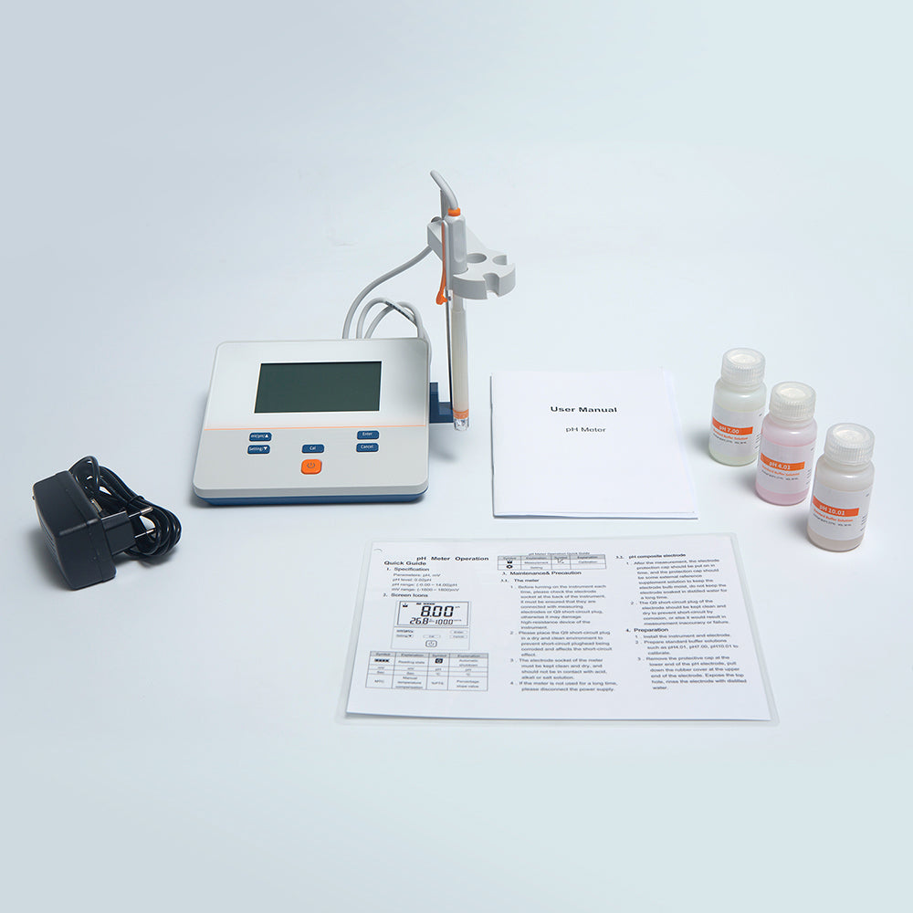 PH Meter Laboratory Desktop Digital Waterproof PH Test Meter
