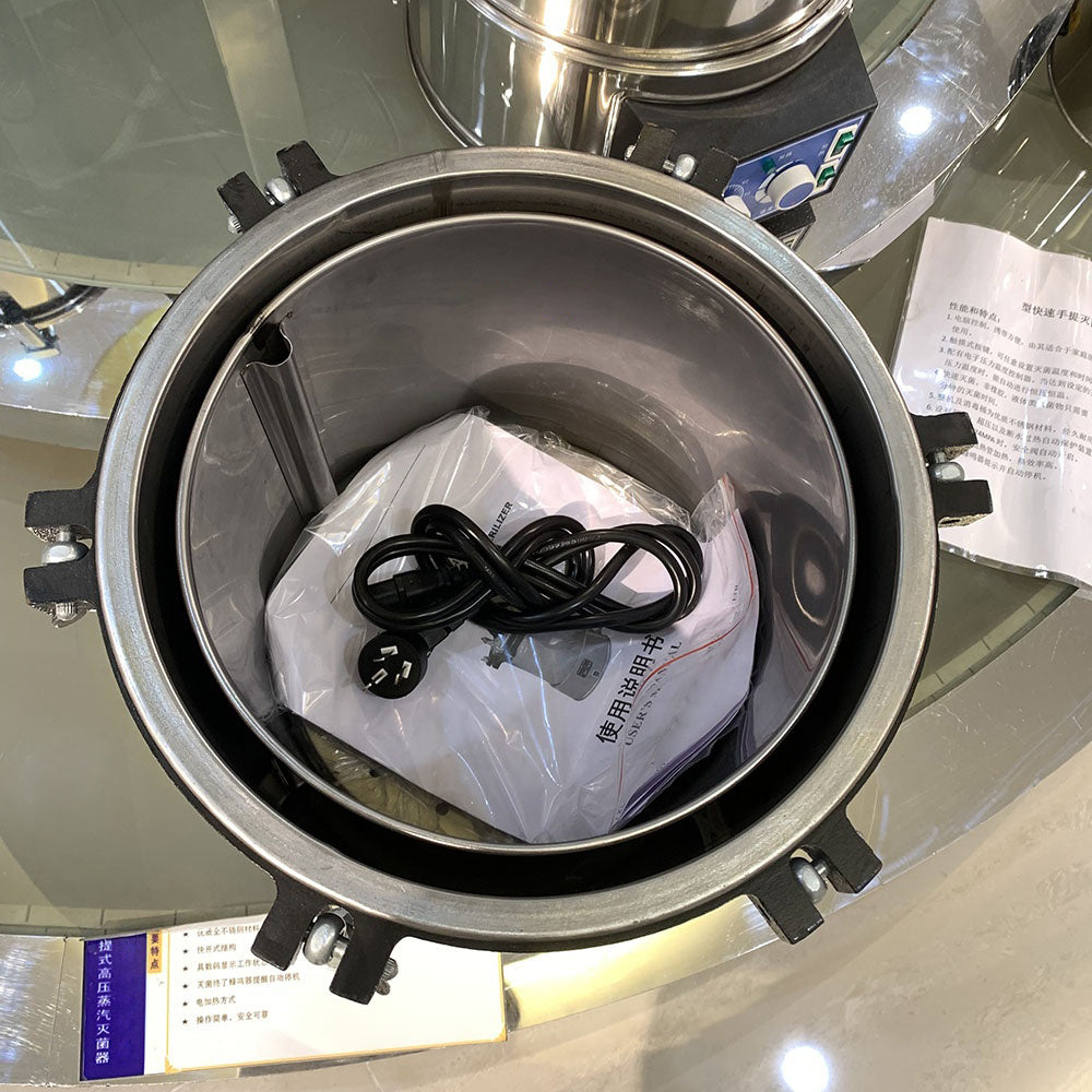 Medical Autoclave Steam Electric or LPG Heated Portable Pressure Steam Sterilizer
