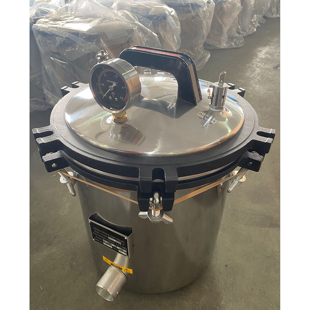Medical Autoclave Steam Electric or LPG Heated Portable Pressure Steam Sterilizer