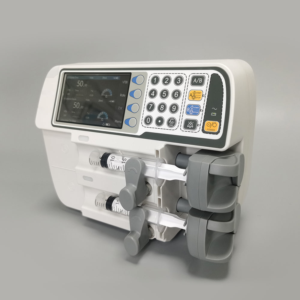 Dual Channel Syringe Pump Automatic Electric ICU Syringe Pump