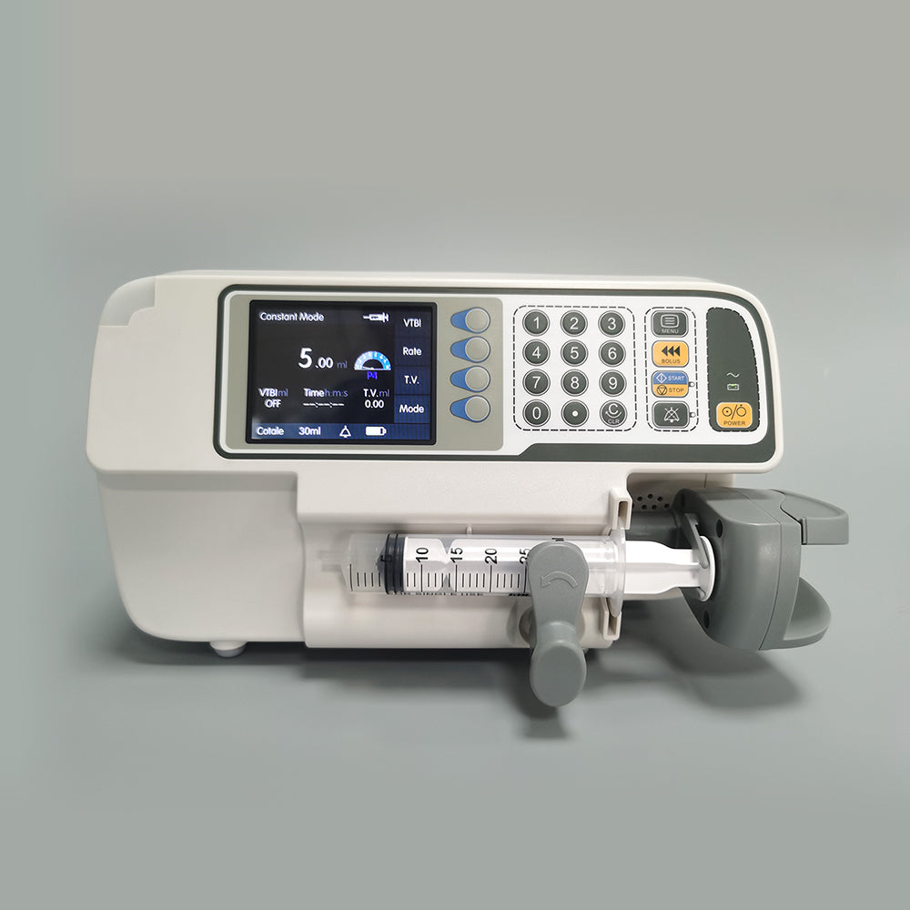 Medical Injection Syringe Pump Clinic Automatic Single Channel Syringe Pump