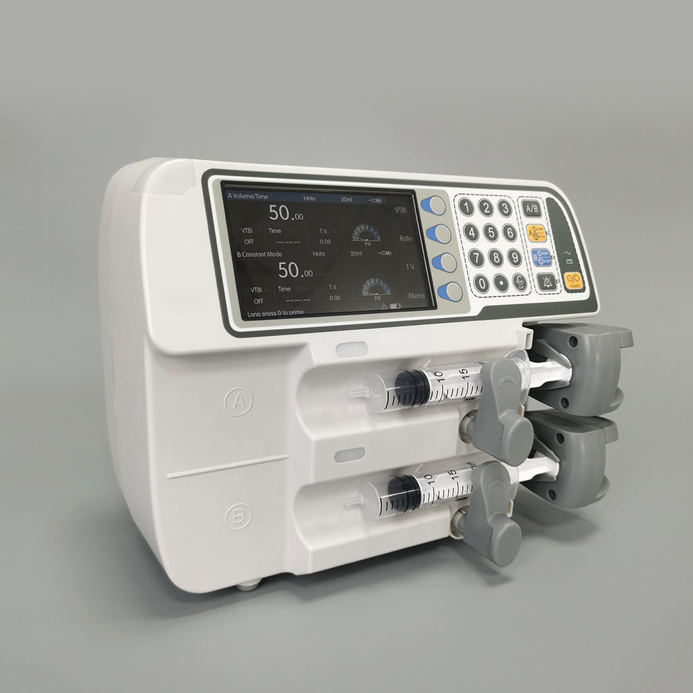 Dual Channel Syringe Pump Automatic Electric ICU Syringe Pump