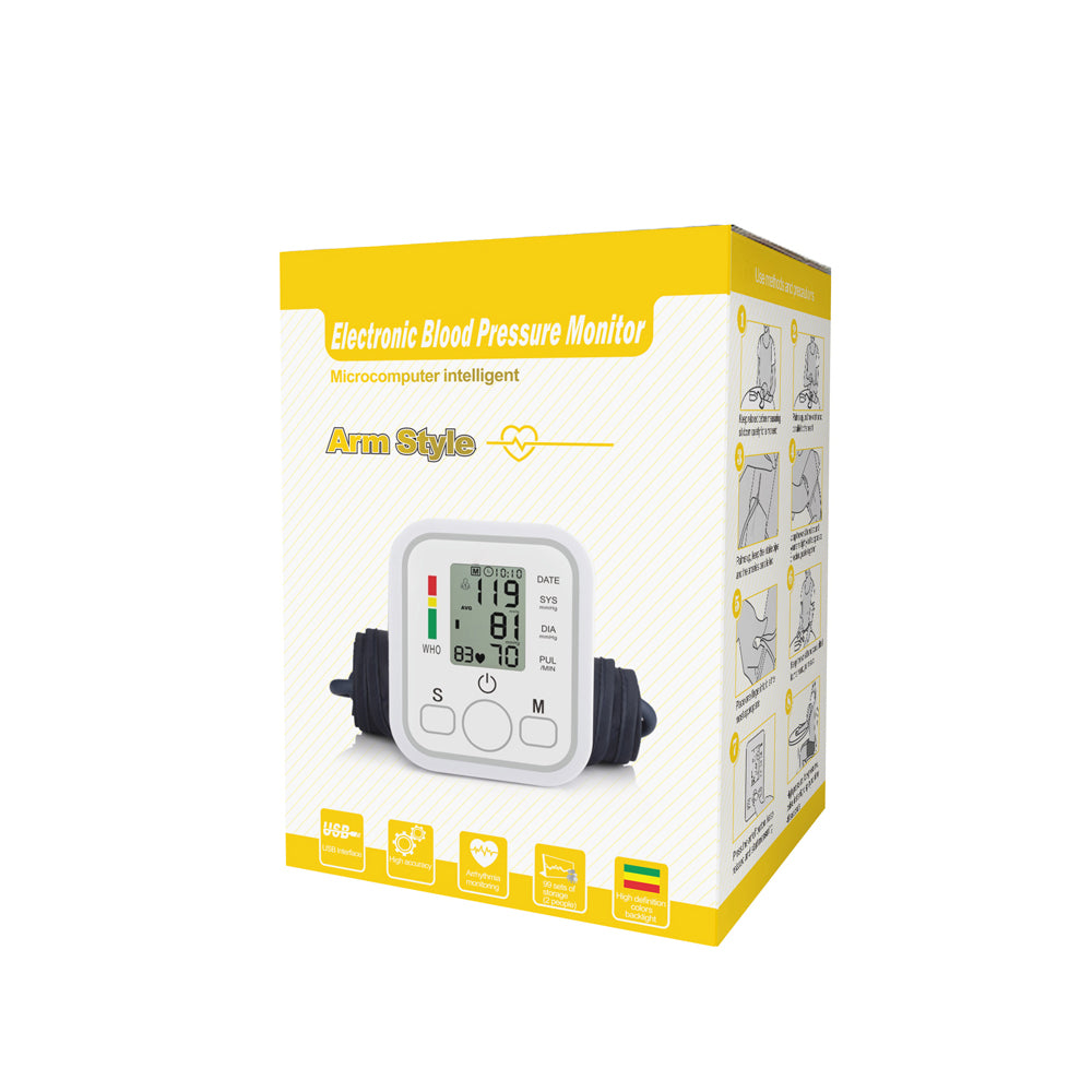 Arm Blood Pressure Monitor Home BP Machine