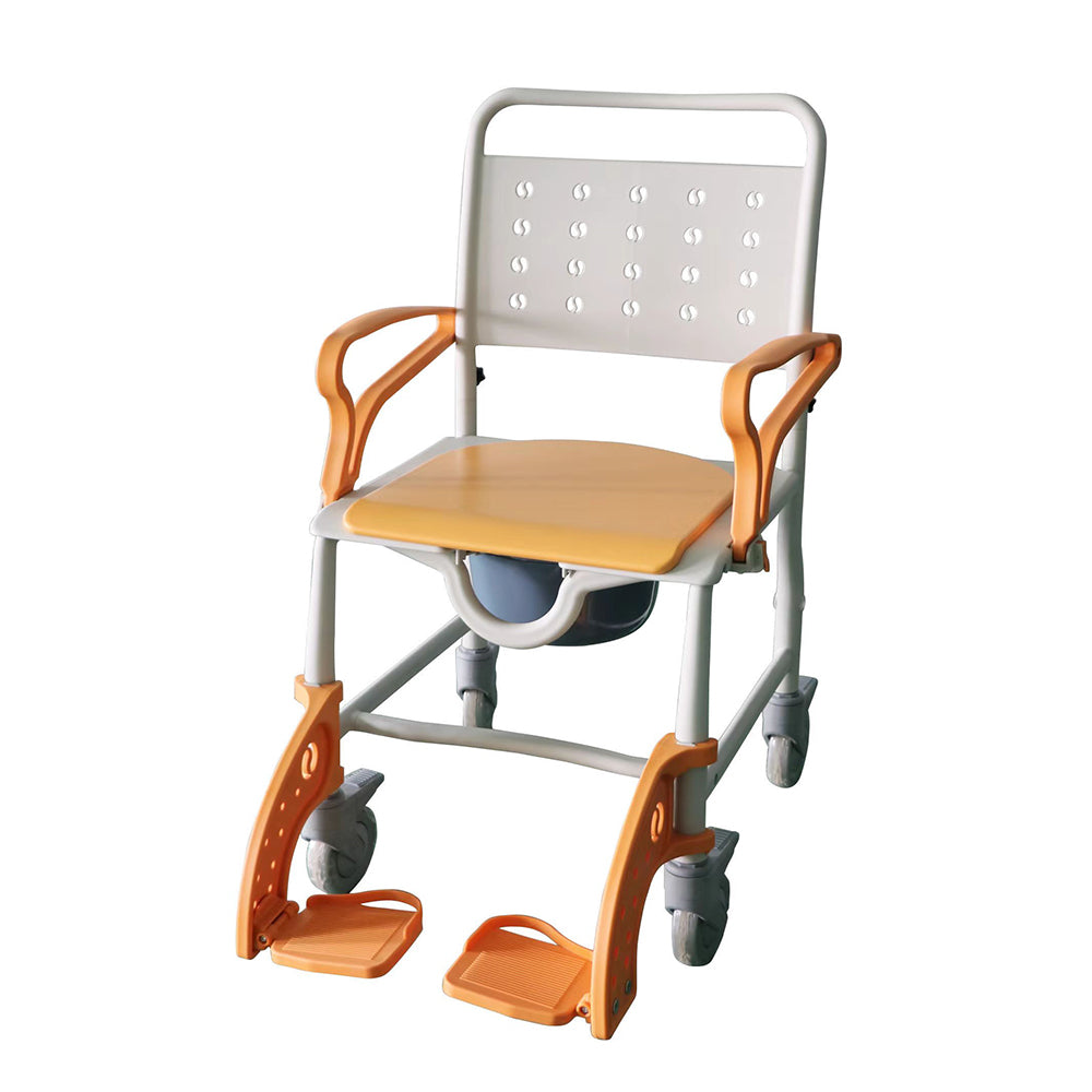 Commode Wheelchair Multifunctional Shower Toilet Bath Chair
