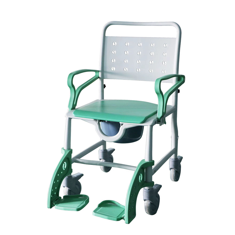 Commode Wheelchair Multifunctional Shower Toilet Bath Chair