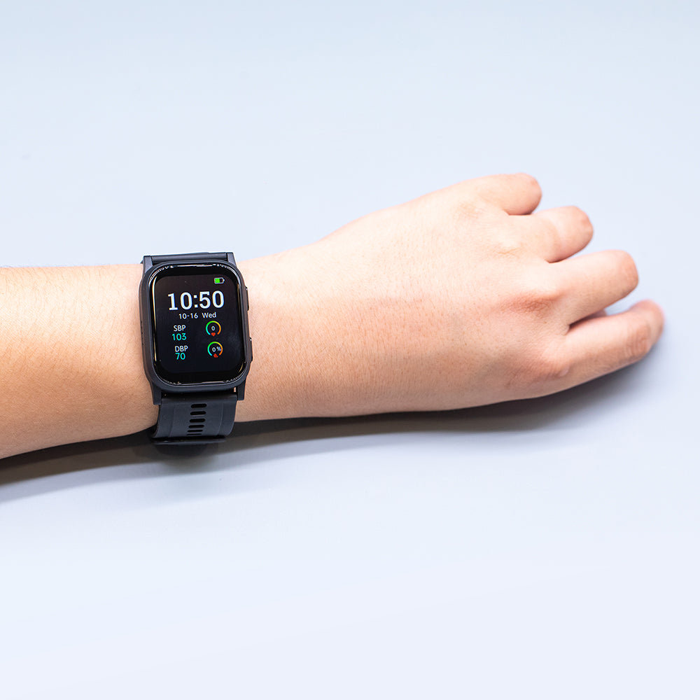 BP Smartwatch Fully Automatic Wrist Electronic Sphygmomanometer Blood Pressure Smartwatch