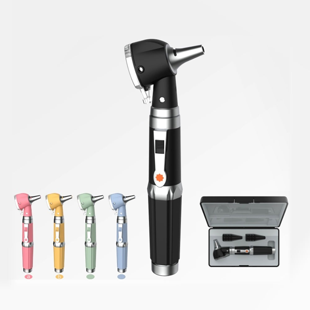 FDA Otoscope ENT Diagnostic Set Rechargeable Fiber Optic Otoscope