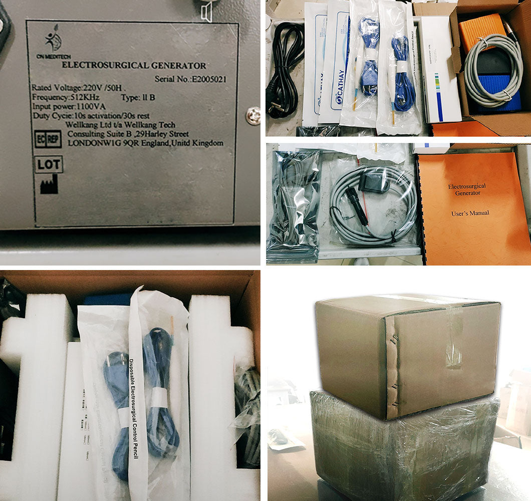 FDA ENT Electrosurgical Generator 4 Working Modes Electrosurgical Unit