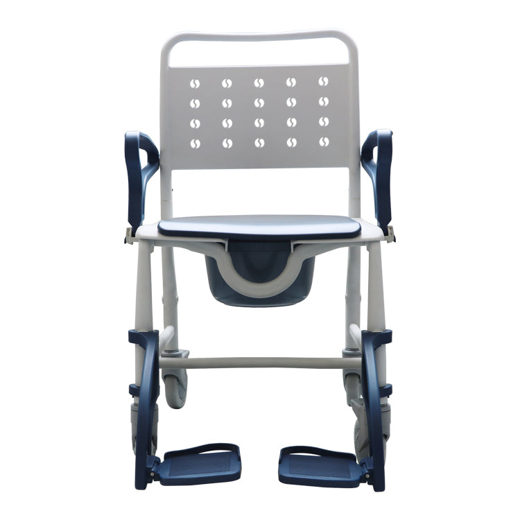 Commode Wheelchair Multifunctional Shower Toilet Bath Chair