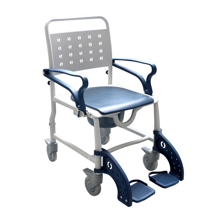 Commode Wheelchair Multifunctional Shower Toilet Bath Chair