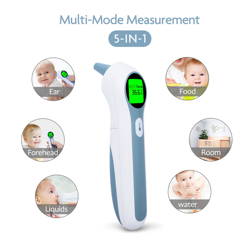 Baby Digital Forehead Ear Infrared Thermometer for Body Temperature