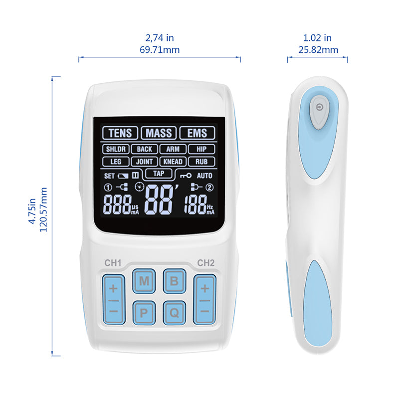 TENS Electrotherapy Device Handheld Massage Therapy Device