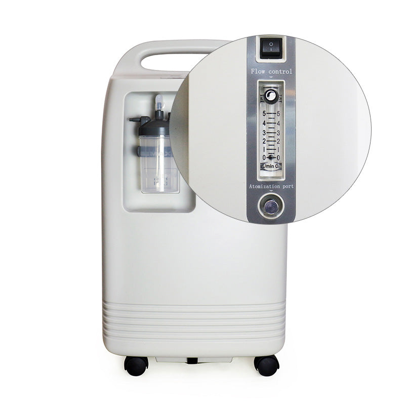 FDA Low Noise Oxygen Generator Homecare Mobile 5L Portable Oxygen Generator