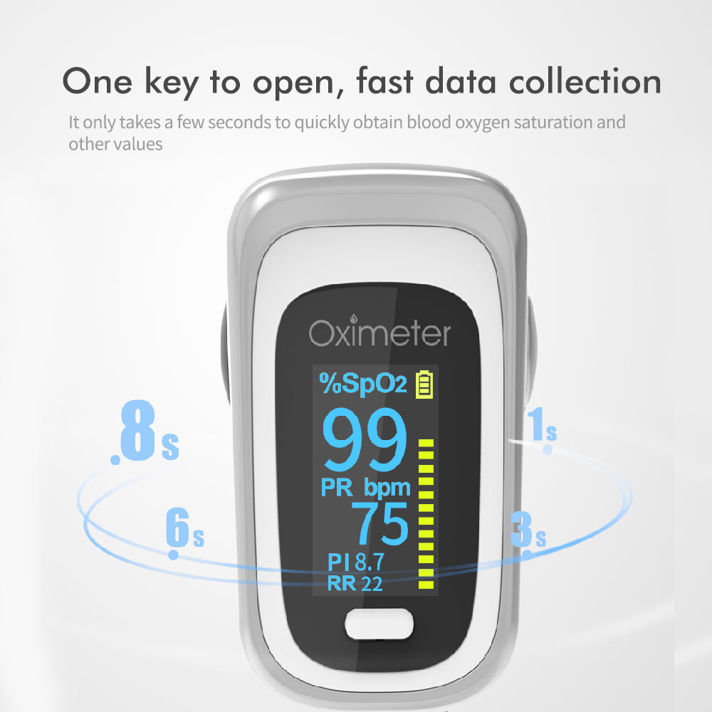 Finger Blood Oxygen OLED Display Fingertip Pulse Oximeter