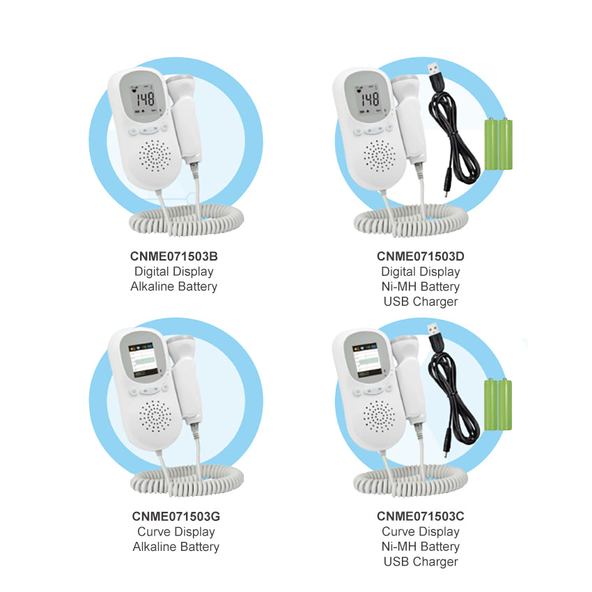 FDA Fetal Doppler  Pregnancy Baby Heartbeat Monitor