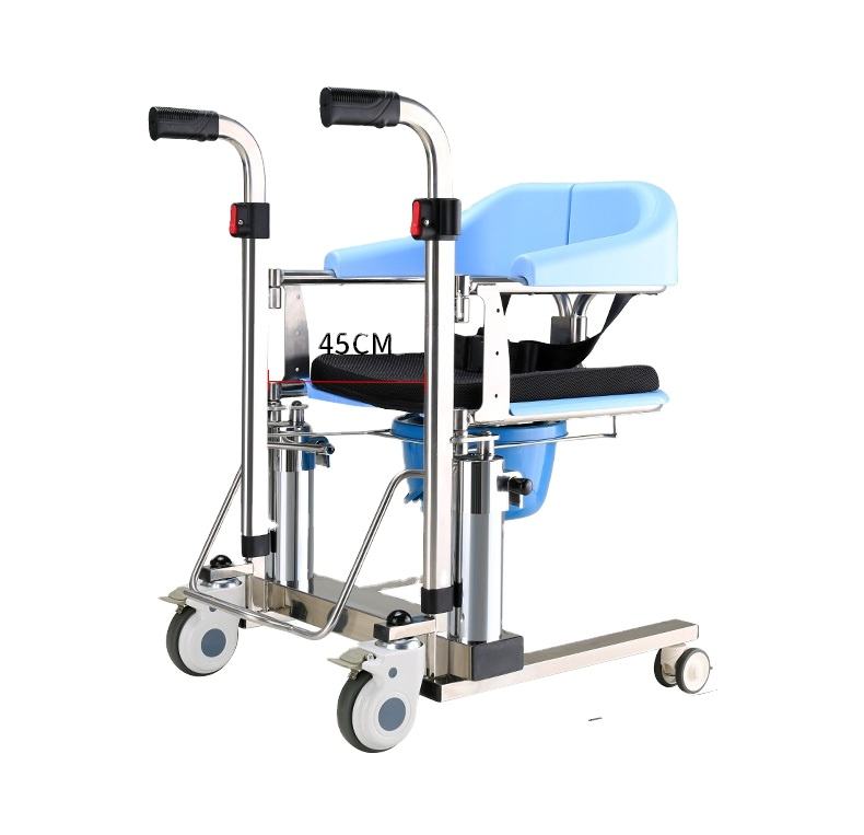 In Stock Manual Patient Lift and Transfer Wheelchairs