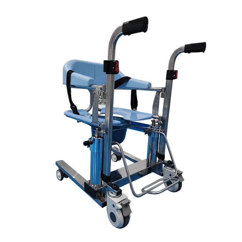In Stock Manual Patient Lift and Transfer Wheelchairs