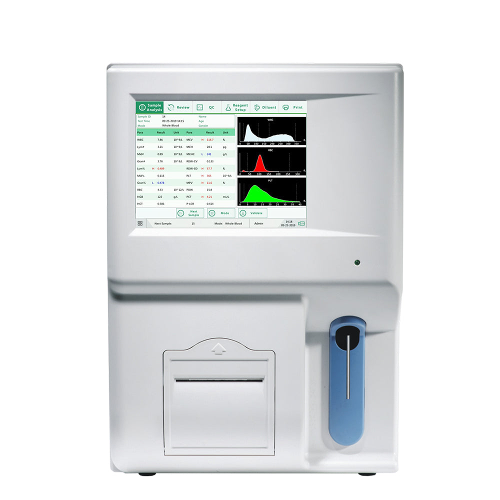 Hematology Analyzer Auto 3 Parts Blood Cell Counter