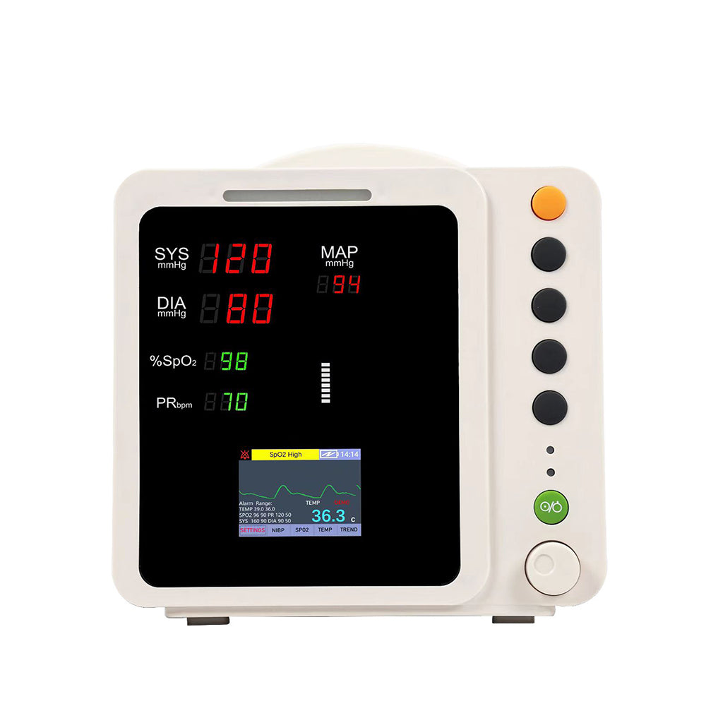 In Stock Vital Sign Monitor Hospital Three Parameter Vitals Signs Patient Monitor
