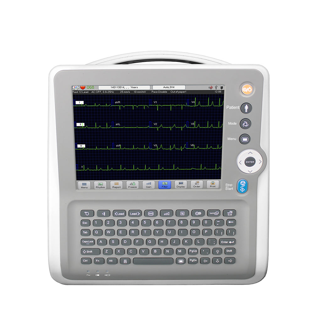 FDA 6 Channel ECG Digital ECG Machine Electrocardiogram