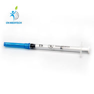 Disposable Medical Grade Plastic Vaccine Injection Syringe with Needle