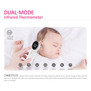 Dual Mode Forehead and Ear Thermometer