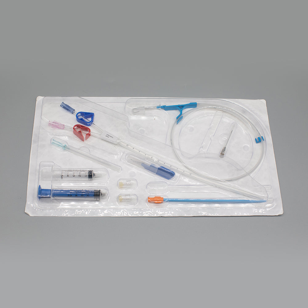 In Stock Hemodialysis Straight Curved Catheter Kit Standard Kit