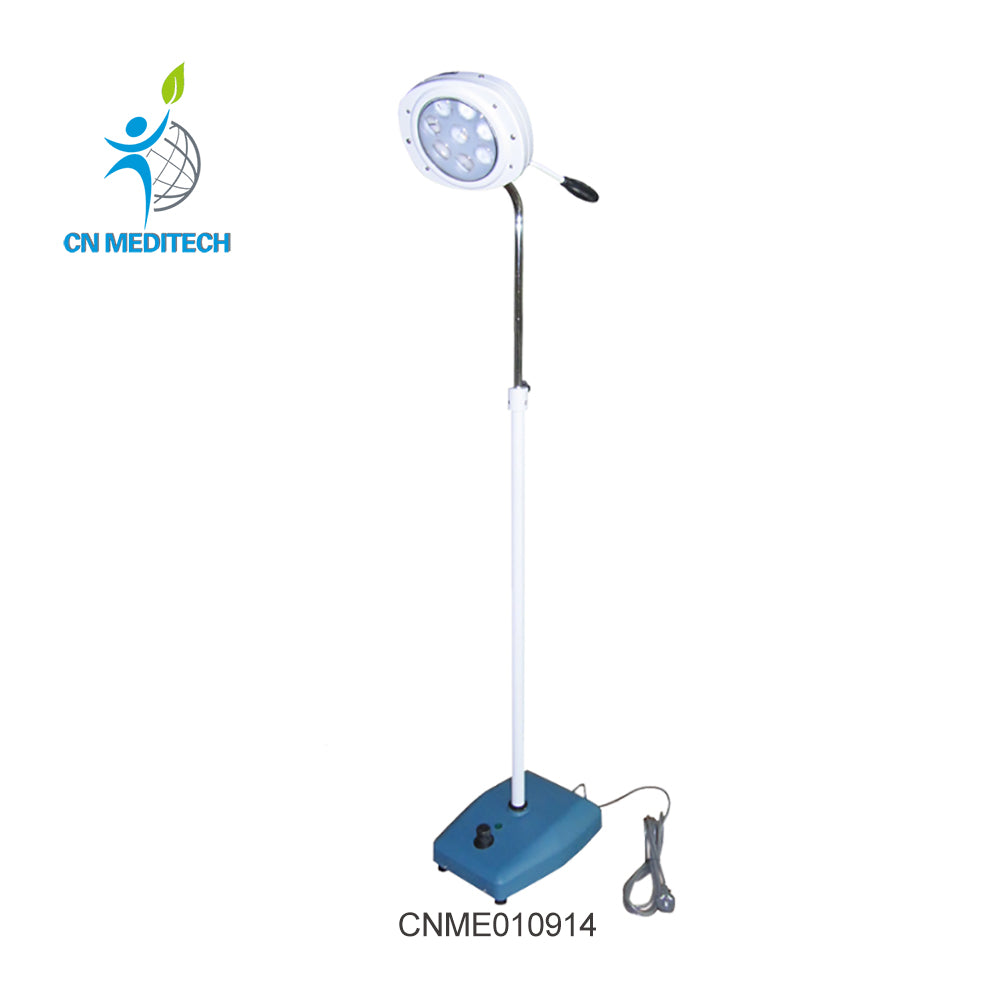 Mobile Stand Adjustable Height Led Hospital Exam Light Cold Light Operating Lamp