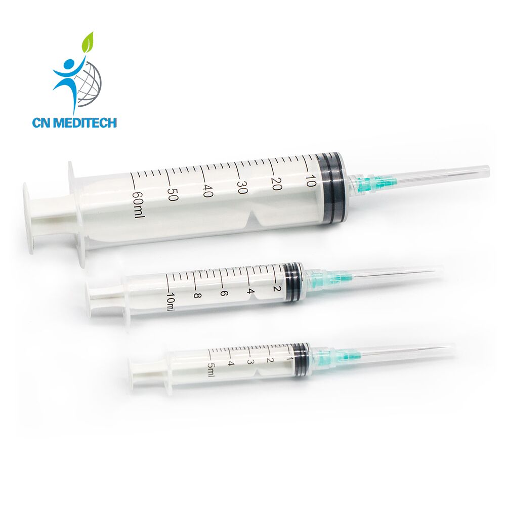 Medical Disposable Luer Lock Injection Syringe with Needle