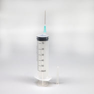 Medical Disposable Luer Slip Three-part Injection Syringe with Needle