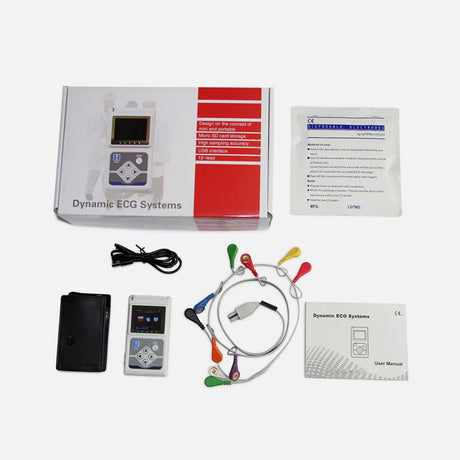 Dynamic Electrocardiograph System 24 Hours Holter ECG Machine