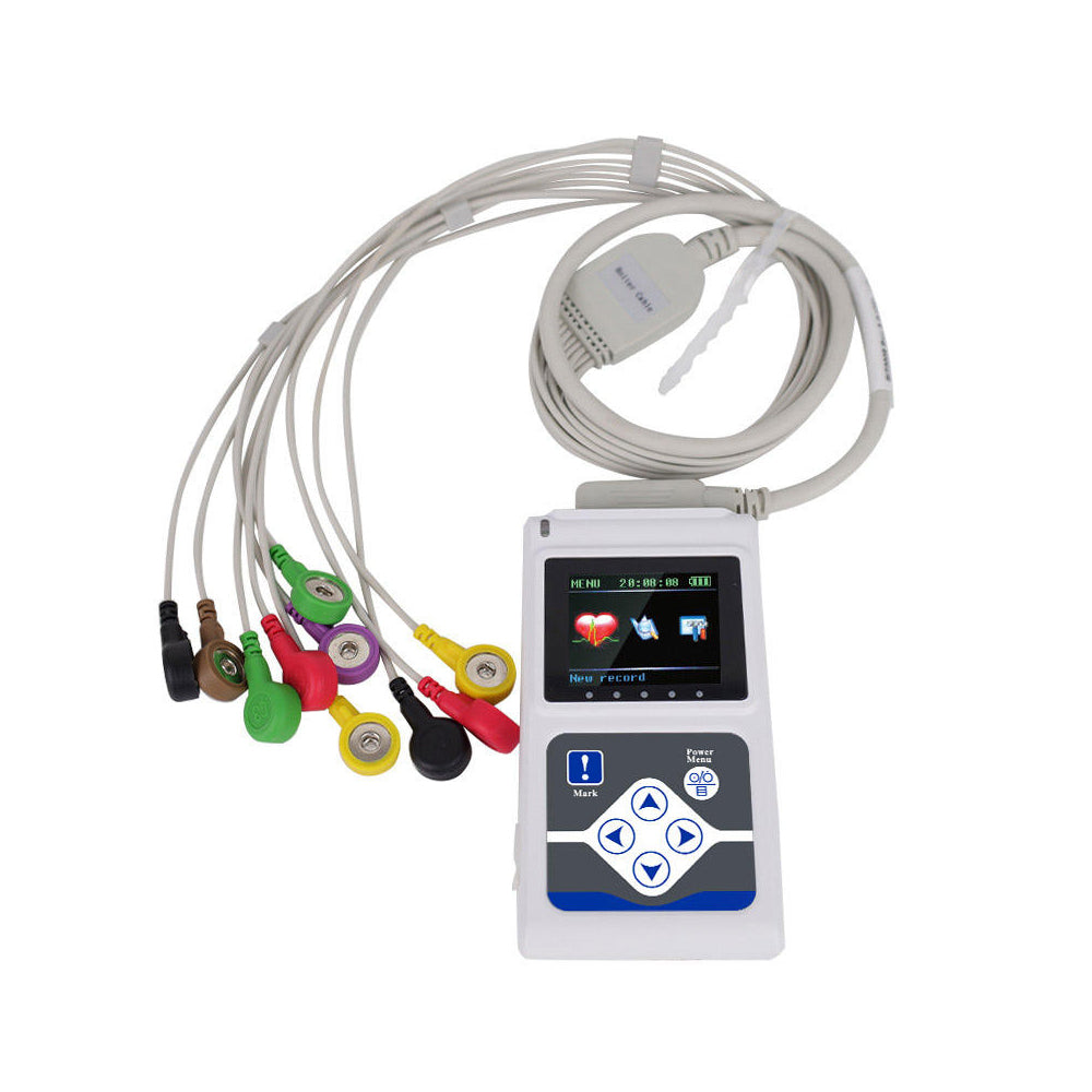 Dynamic Electrocardiograph System 24 Hours Holter ECG Machine